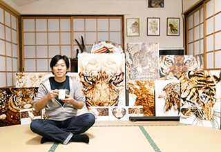 コーヒーアート 藤原英樹さん